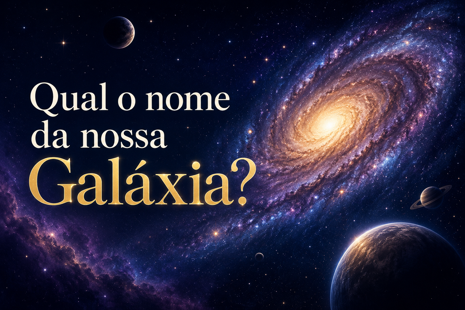 Qual é o Nome da Nossa Galáxia?