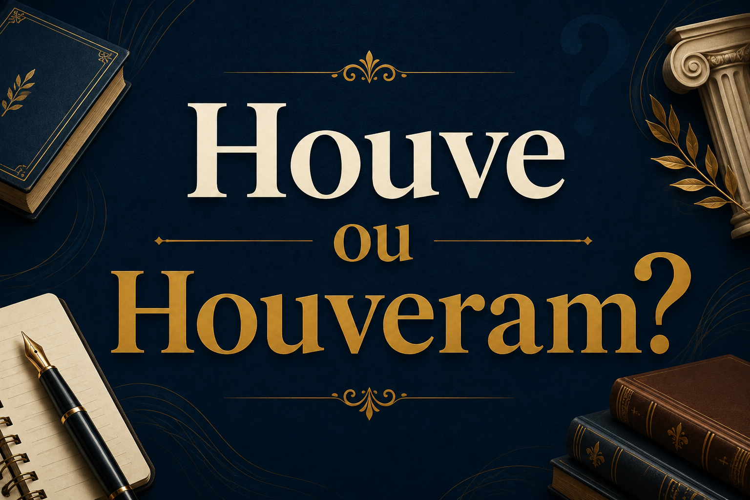 Houve ou Houveram? Entenda a Regra do Verbo Haver