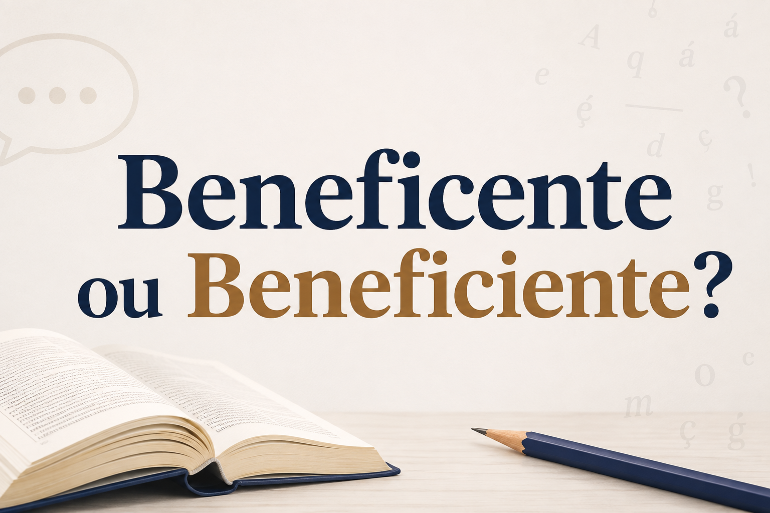 Beneficente ou Beneficiente? Qual é a Forma Correta?