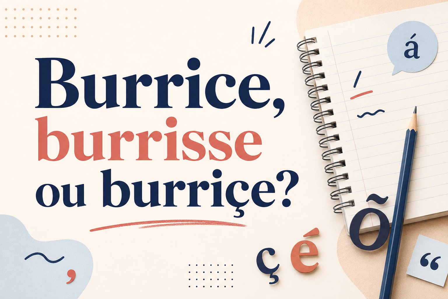 Burrice, burrisse ou burriçe: Qual é a Forma Correta?